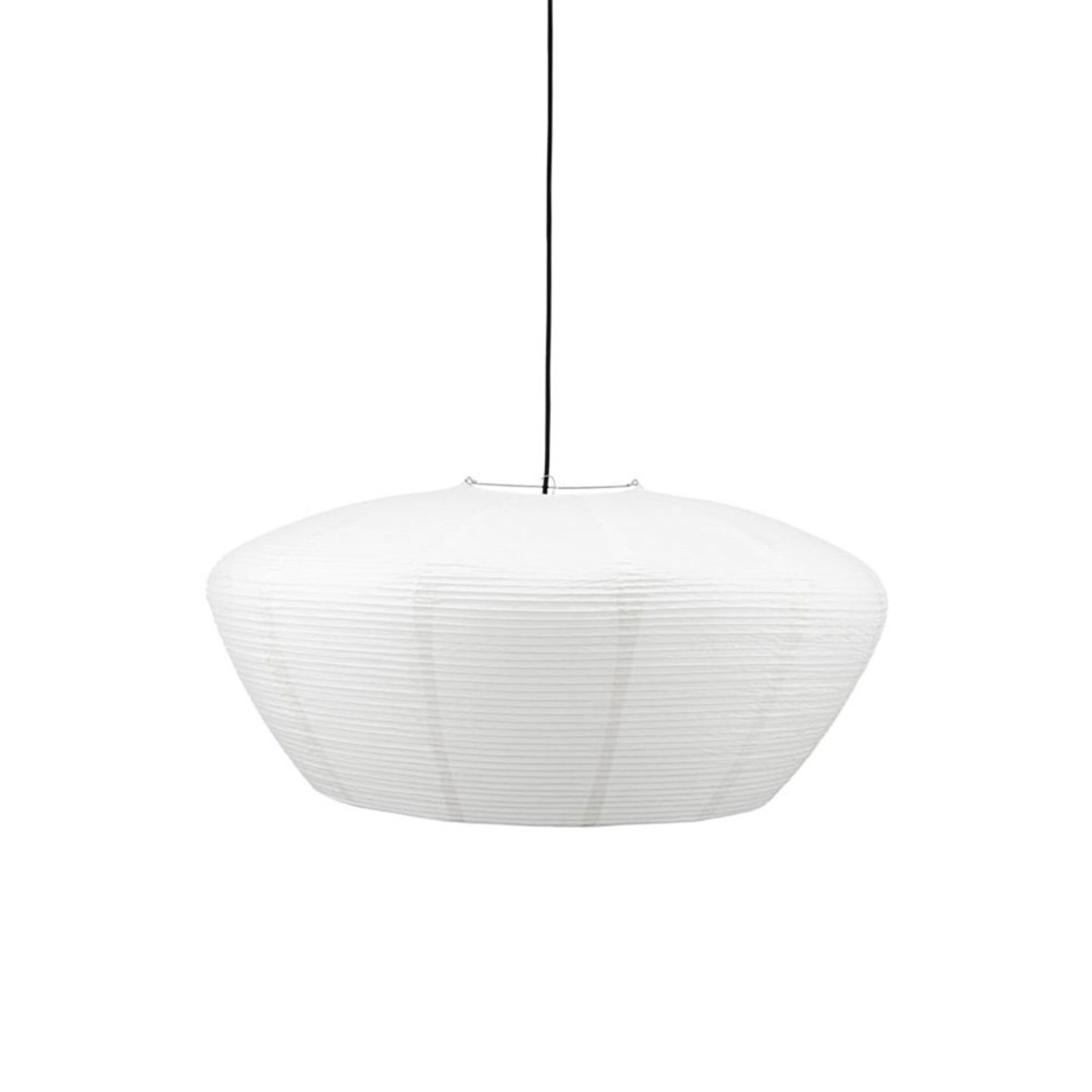 Lampskärm Bidar, Vit, h:38, dia:81.5cm