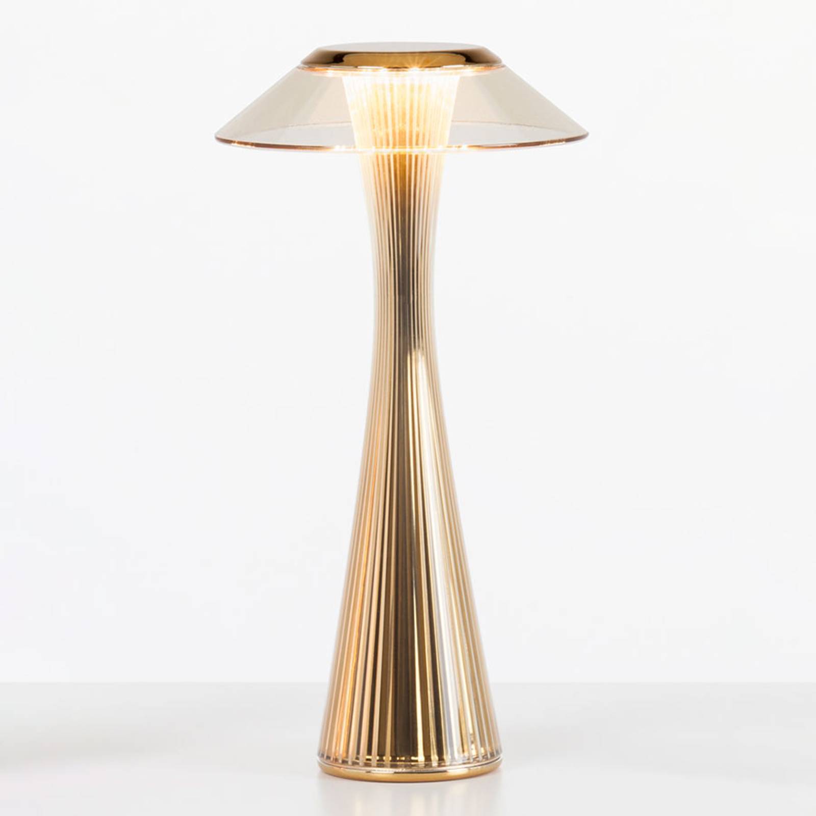 Kartell Space - LED-designer-bordslampa, guld