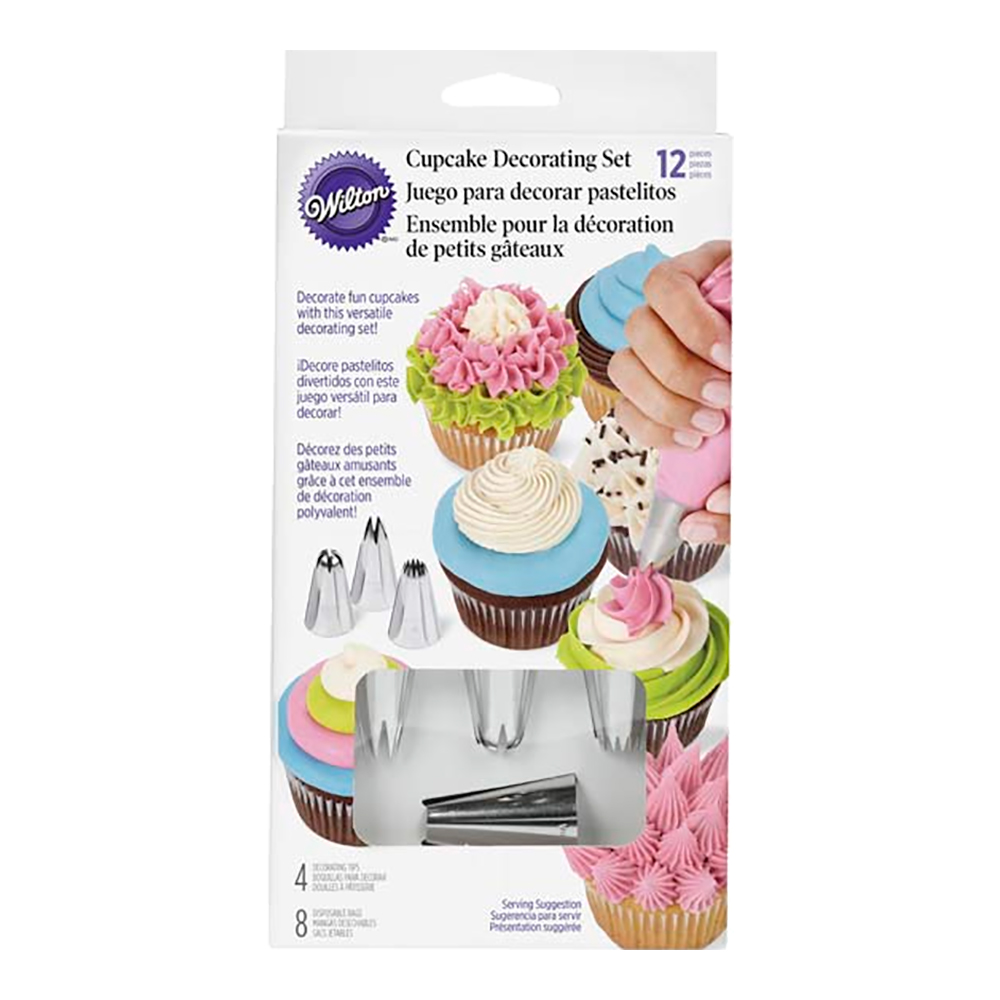 Wilton - Dekoreringsset muffins 12 delar