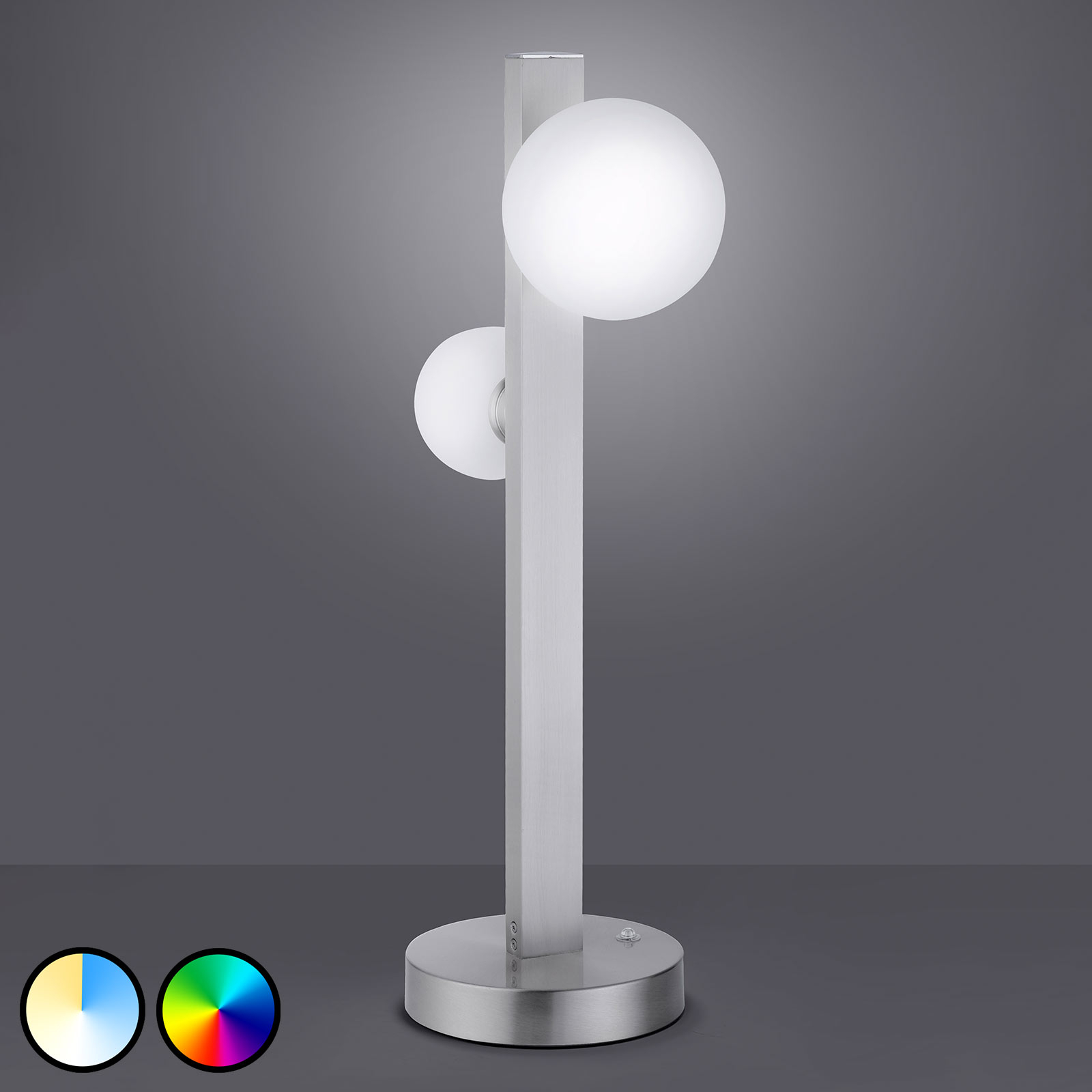 Trio WiZ Dicapo LED-bordslampa, 2 lampor