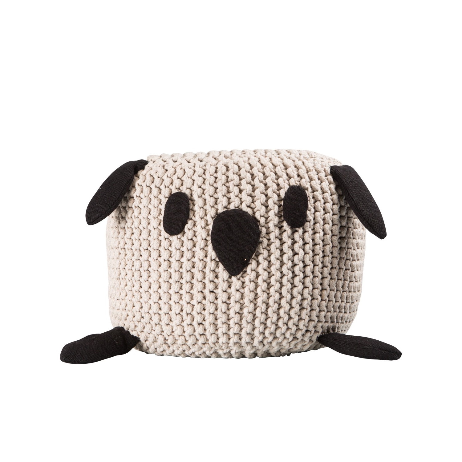Sittpuff POUF BUNNY Beige , ByON