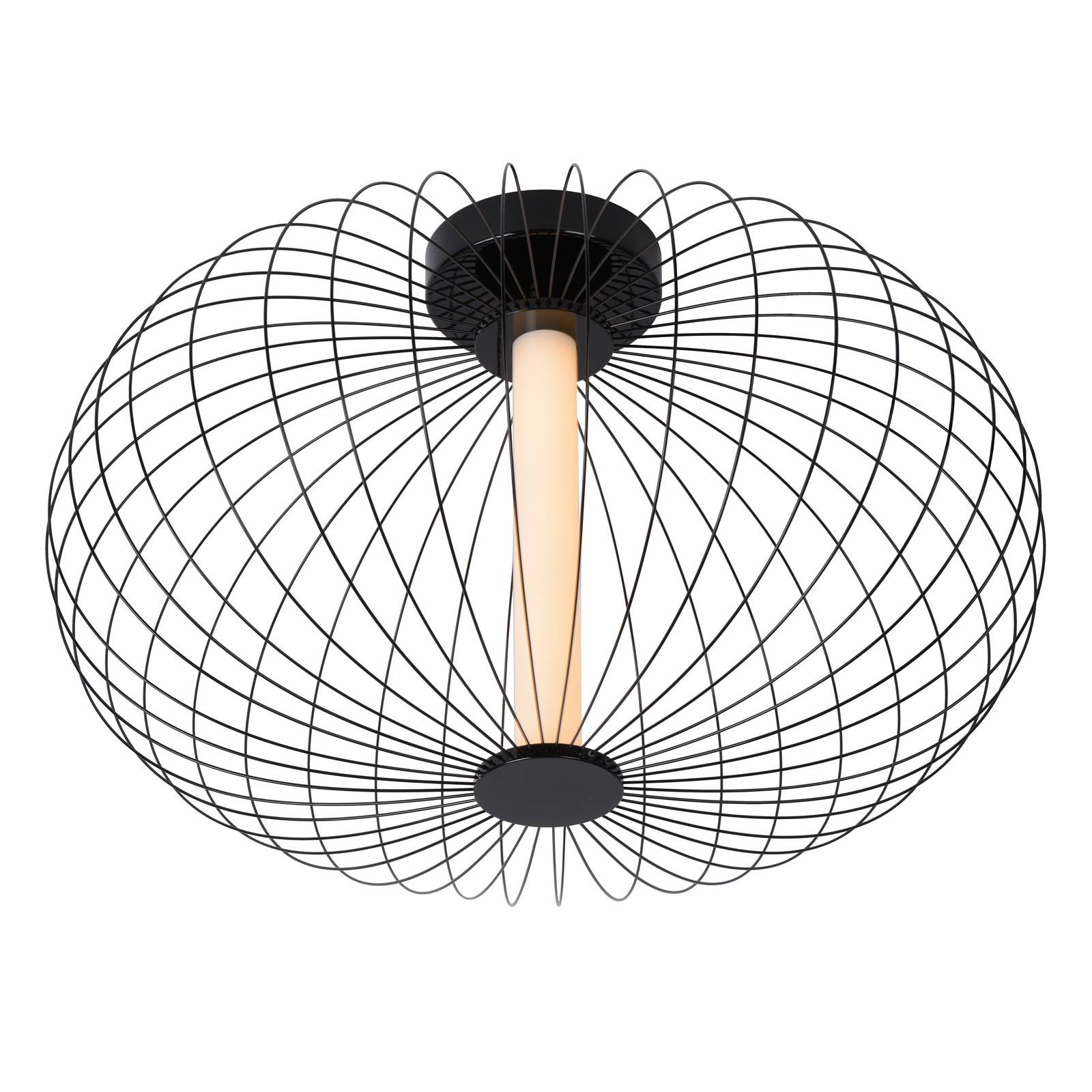 LED-taklampa Carbony svart