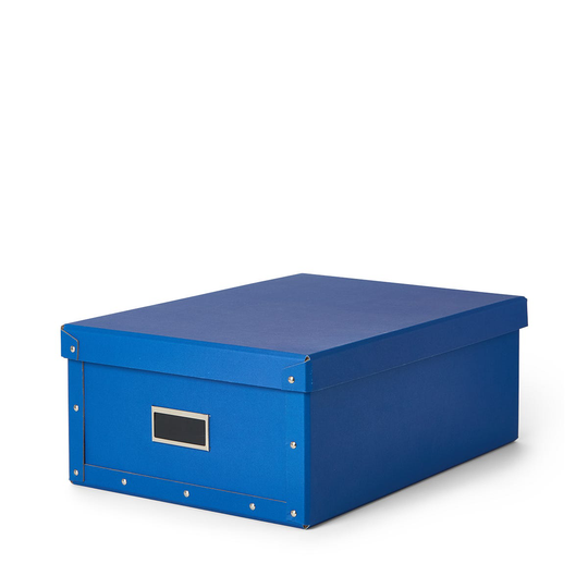 Box LB 39x27cm Blå