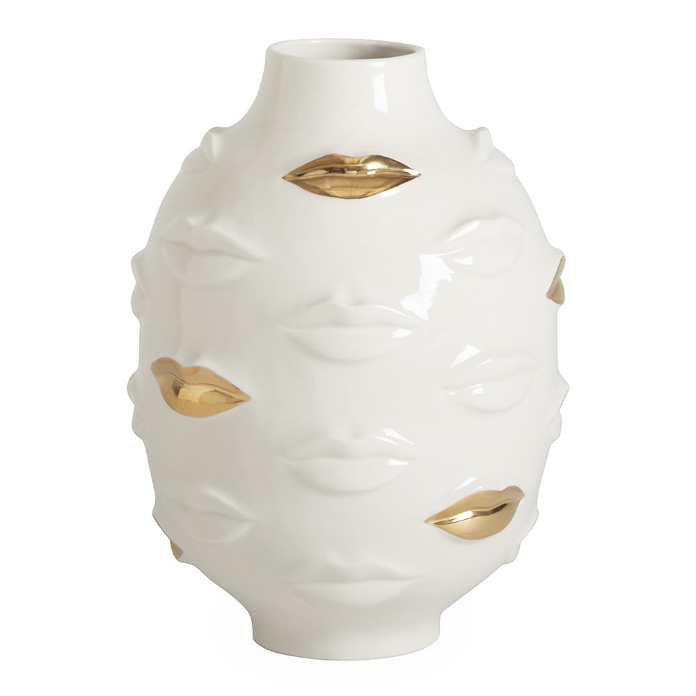 Jonathan Adler - Muse Vas Gala Läppar 24,5 cm Guld