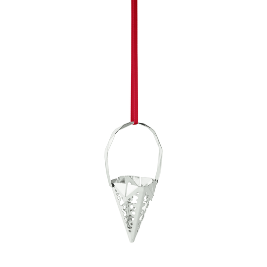 Georg Jensen - Christmas Collectibles Julhänge Kon 9,7 cm Pläterad