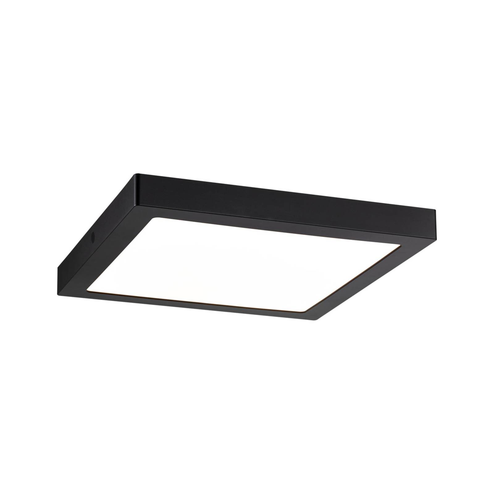 Paulmann Abia LED-panel kantig, matt svart