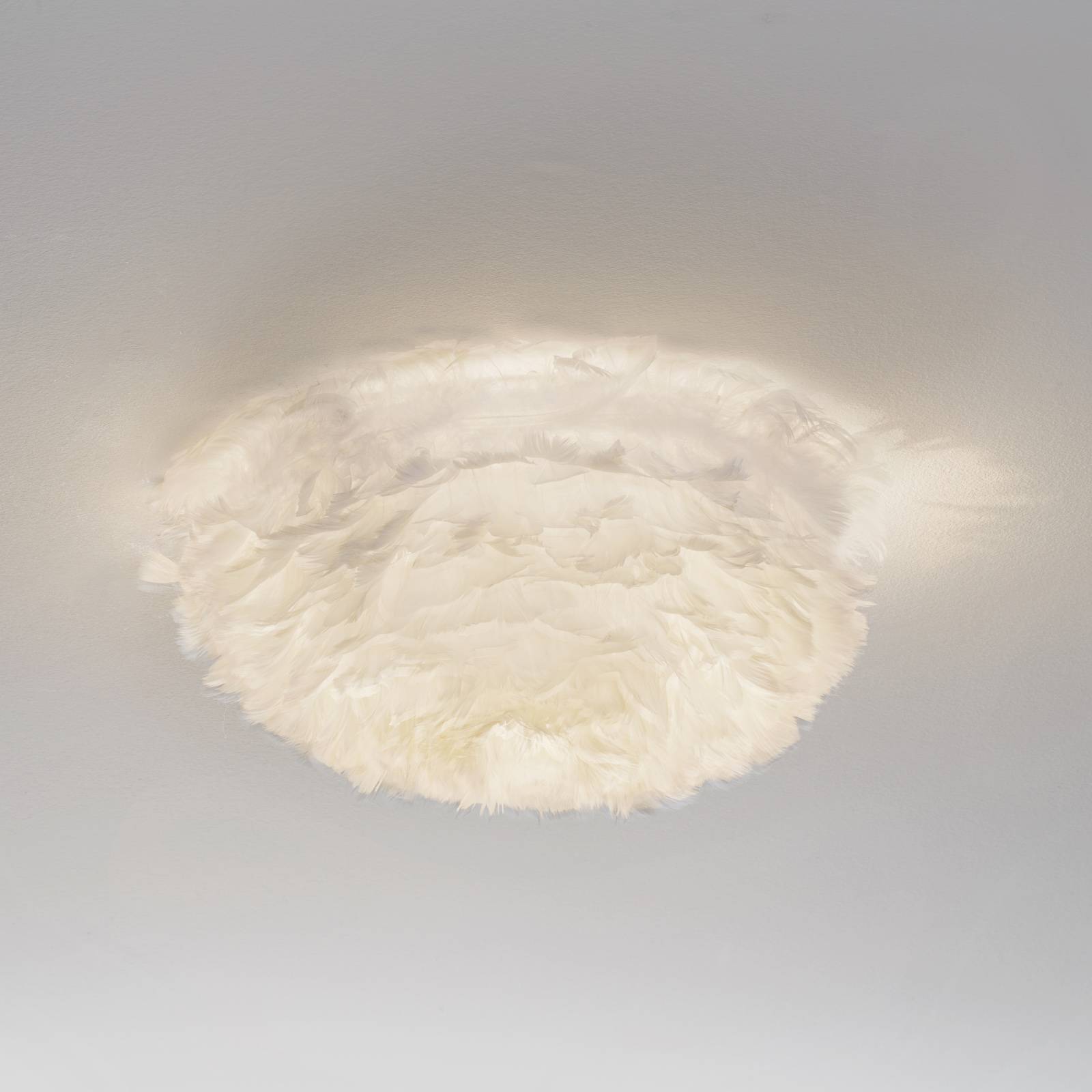 Vit Designtaklampa Eos up