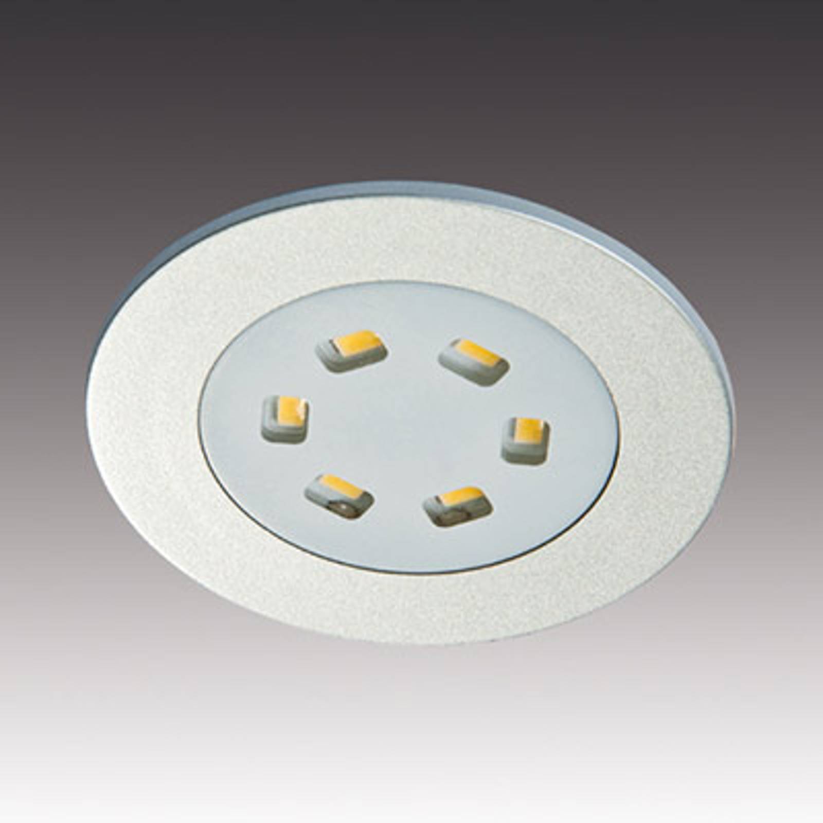 Platt LED-inbyggnadslampa R 55