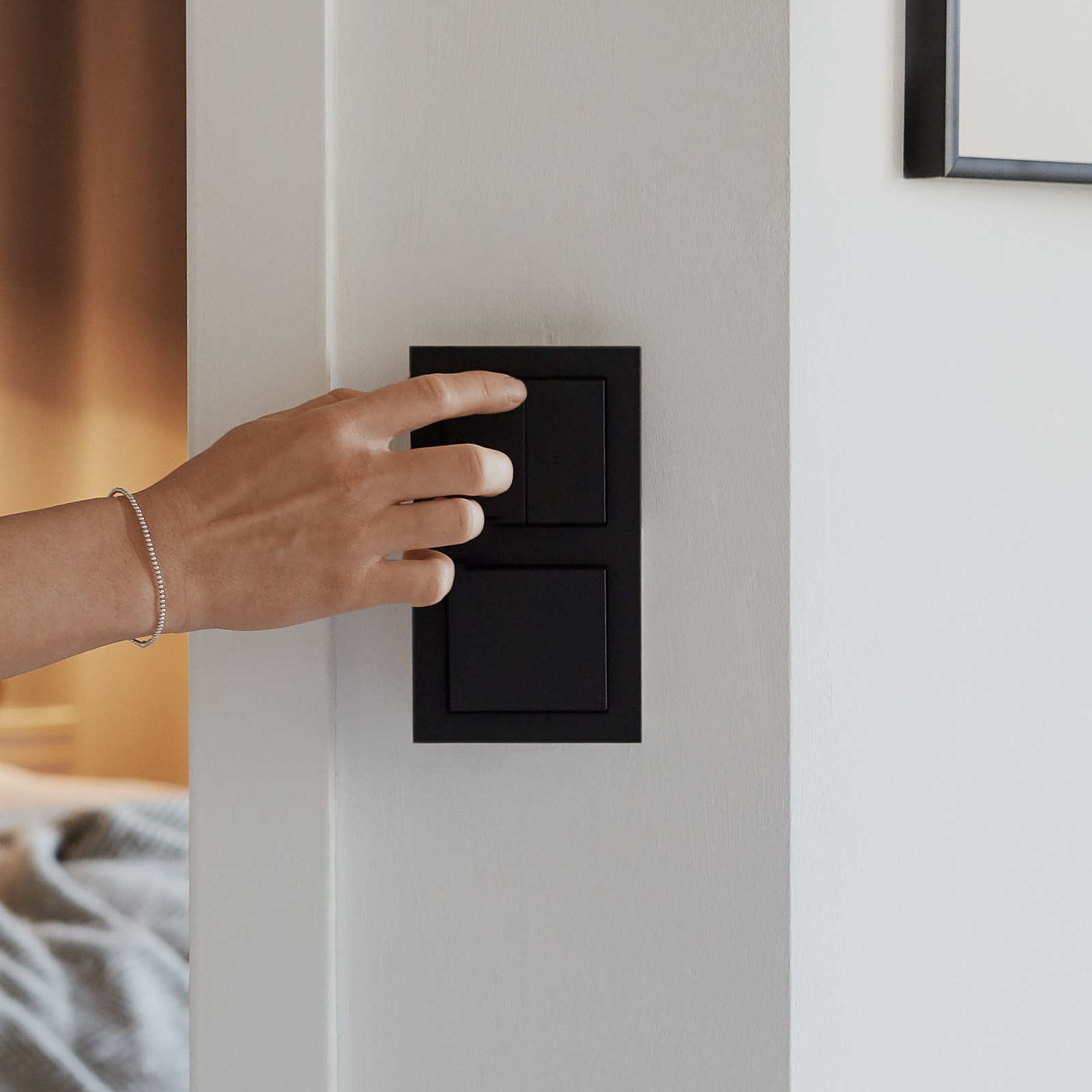 Senic Smart Switch Philips Hue, 3-pack, svart matt