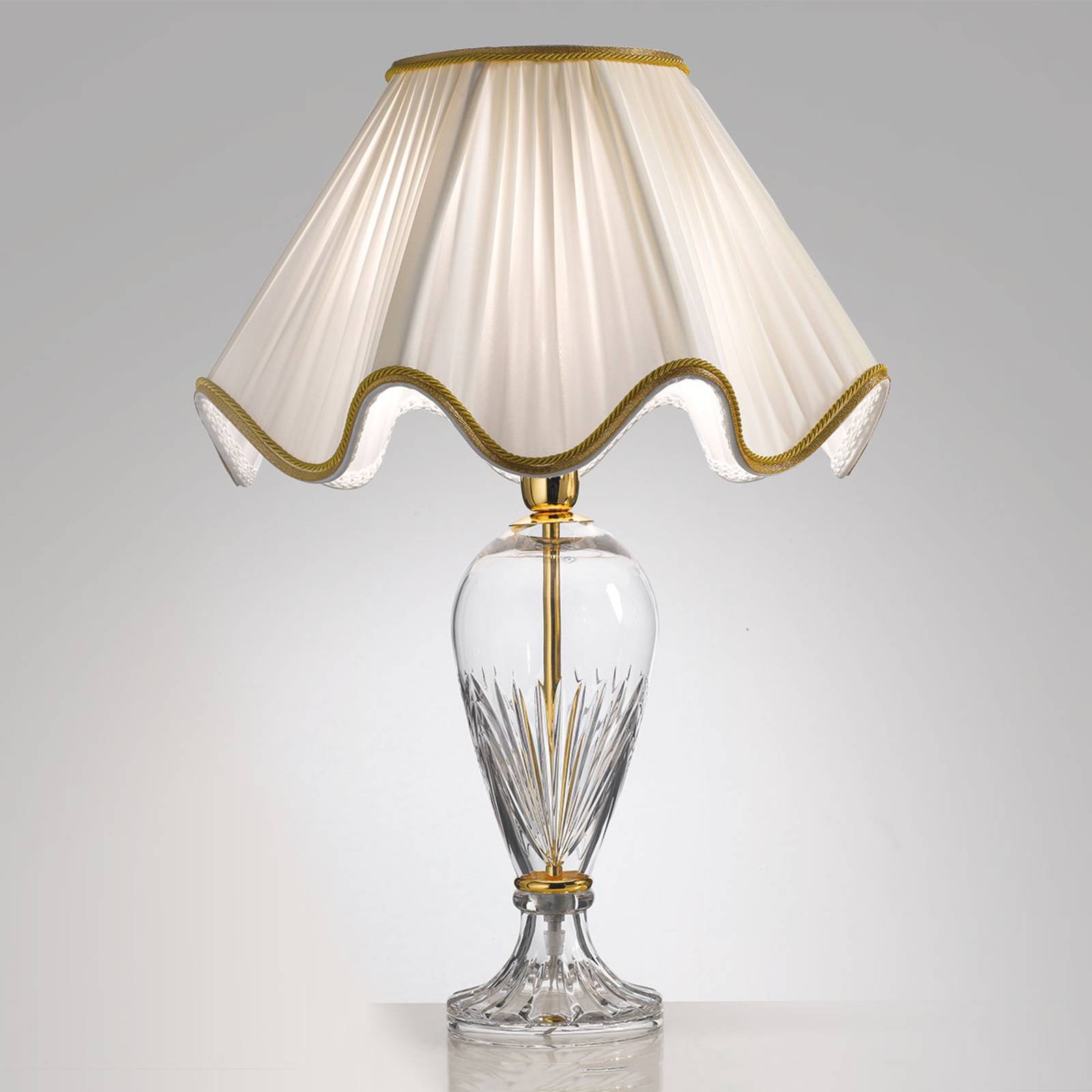 Imponerande bordslampa Belle Epoque, 67 cm