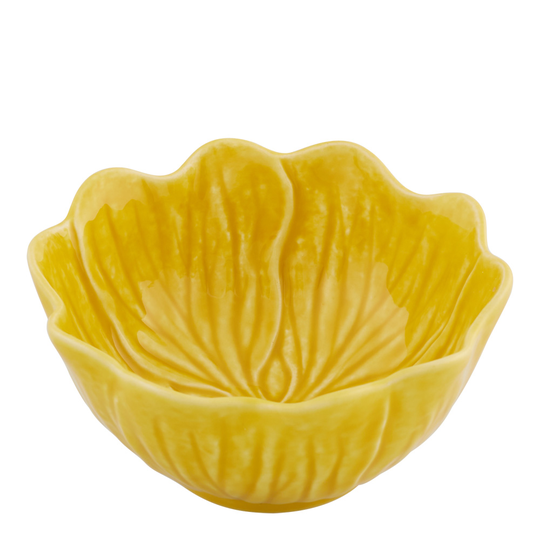 Bordallo Pinheiro - Flora Skål 12,5 cm Gul