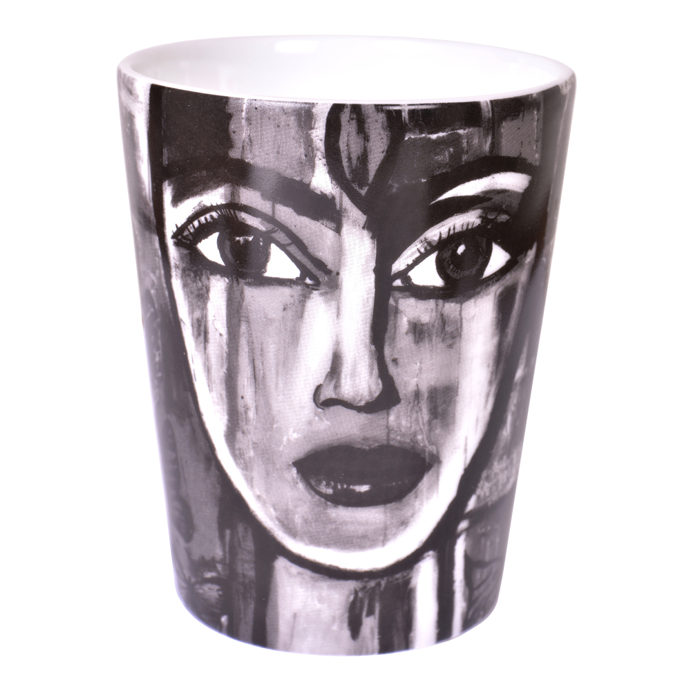 Carolina Gynning - Mugg Butterfly Messenger Svart/Vit 30 cl