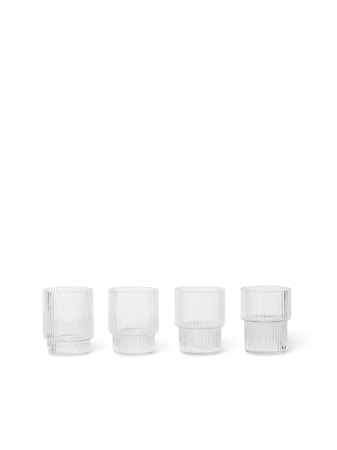 Ripple Små Glas 4-pack Klar