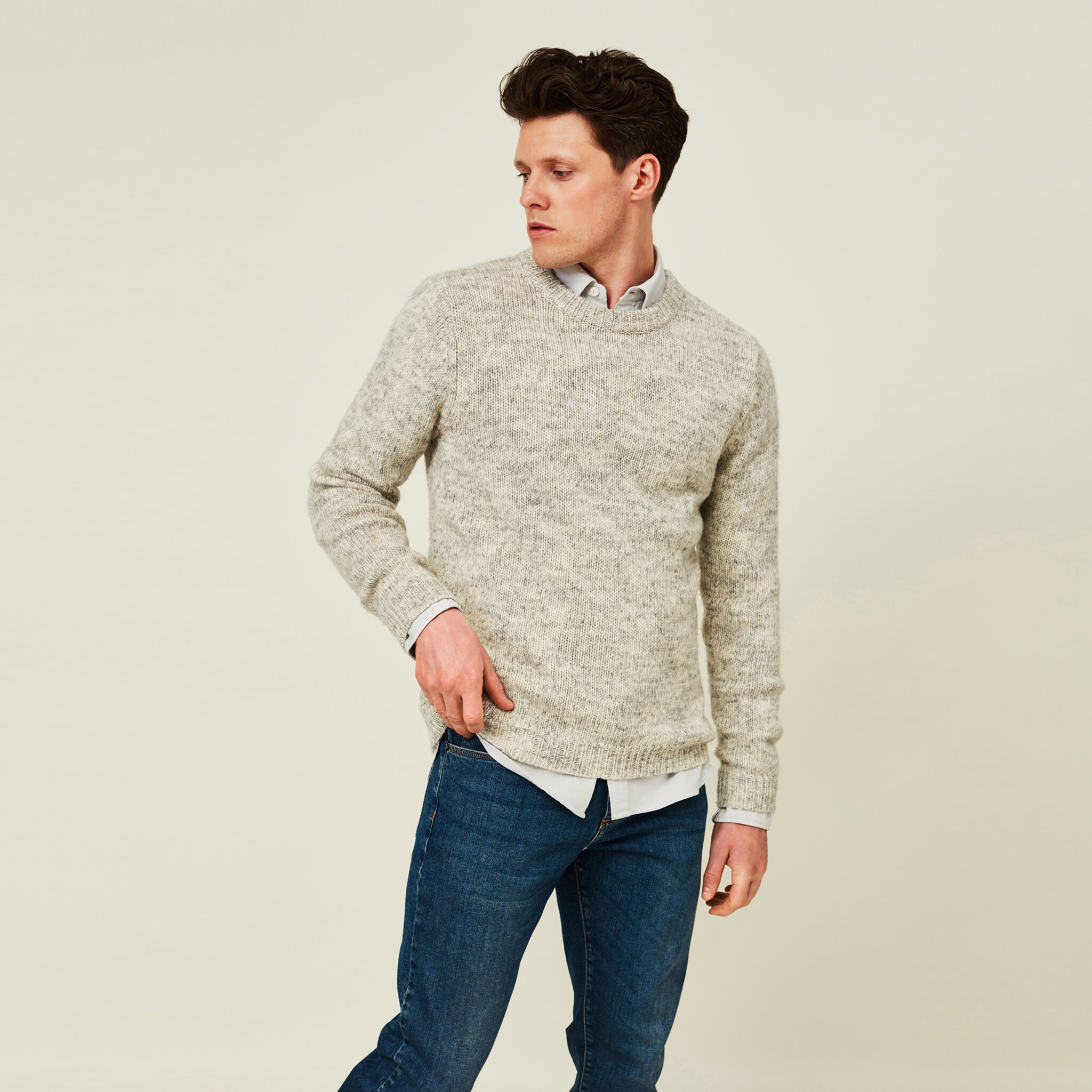 Albin Merino Wool/cotton Blend Sweater