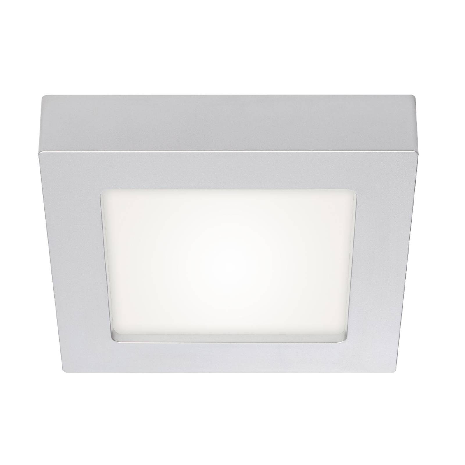 Prios Alette LED-taklampa, silver, 12,2 cm
