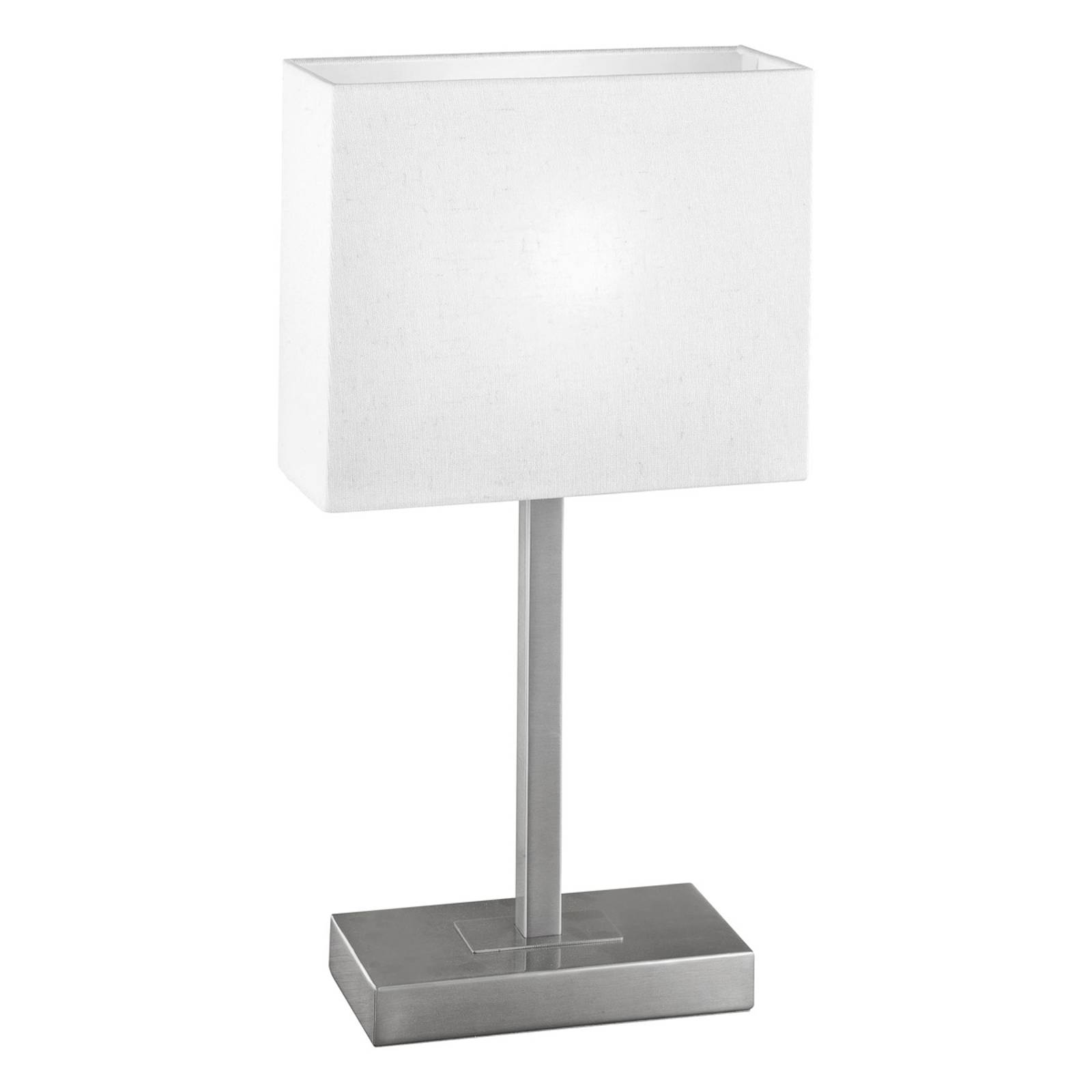 Stilren bordslampa Pablo, matt nickel