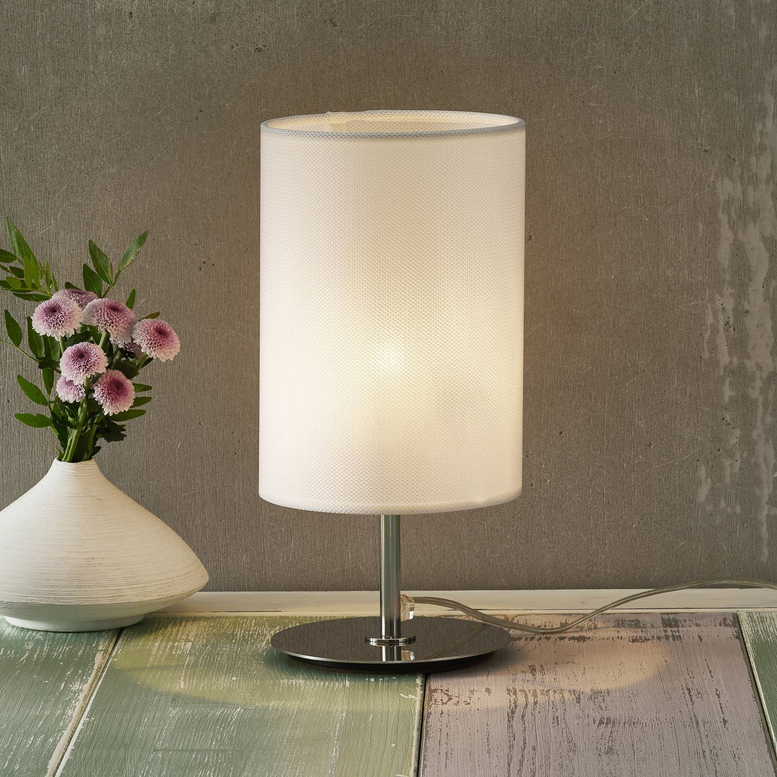 Bordslampa Stilo Lumetto vit