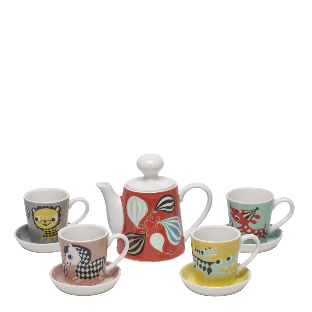 Littlephant - Littlephant Lekporslin Little Friends Multi