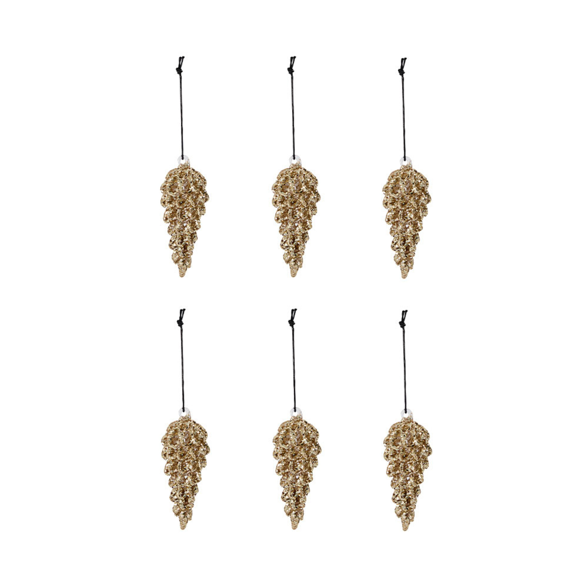 Prydnad, Cone, Guld, l:3,5cm, h:9cm