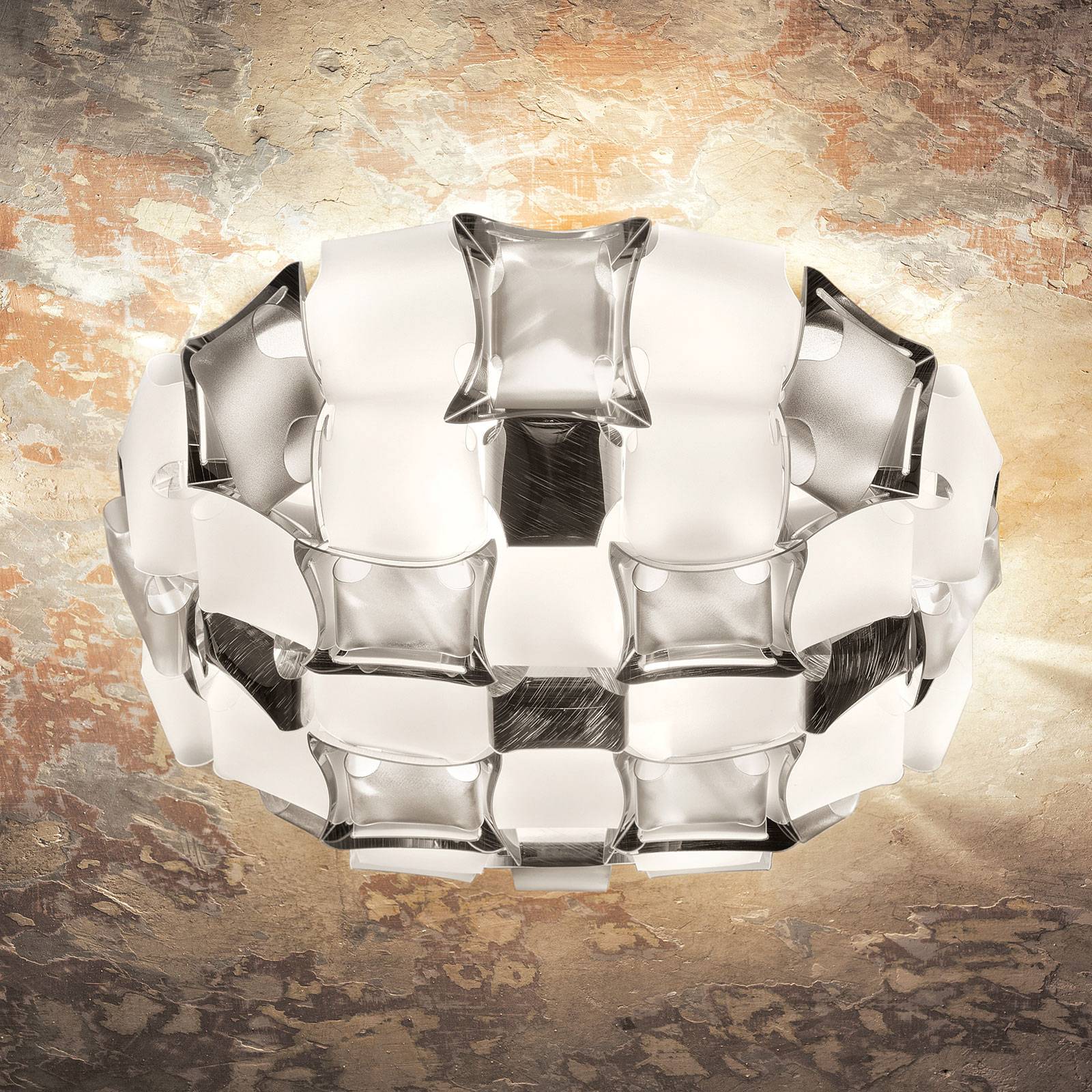 Slamp Mida taklampa, Ø 67 cm, platina/vit