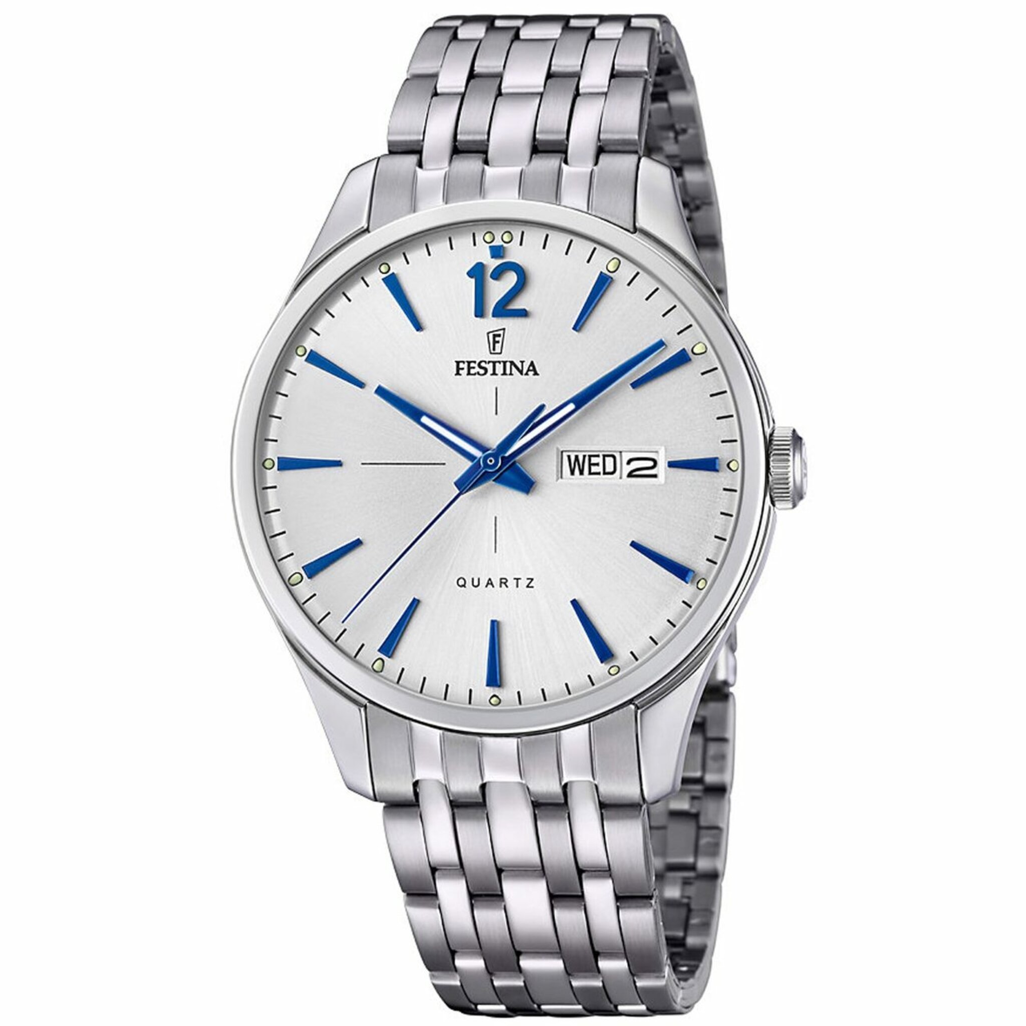 F20204/1, Quartz, 41mm, 10atm, silver