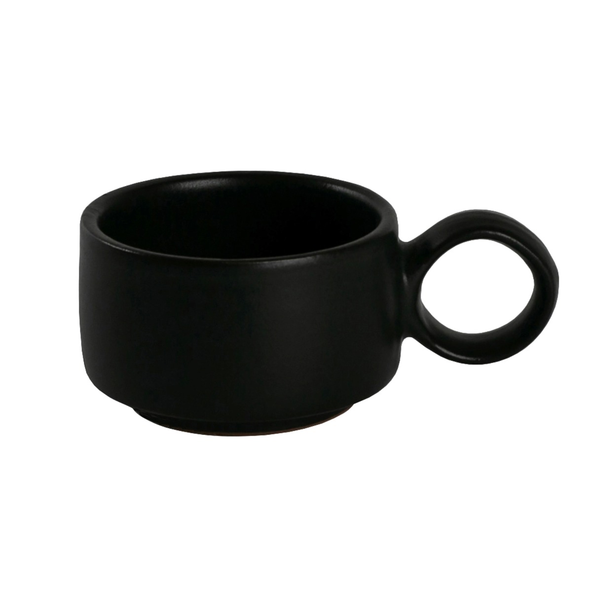 Afroart Mugg m öra liten svart