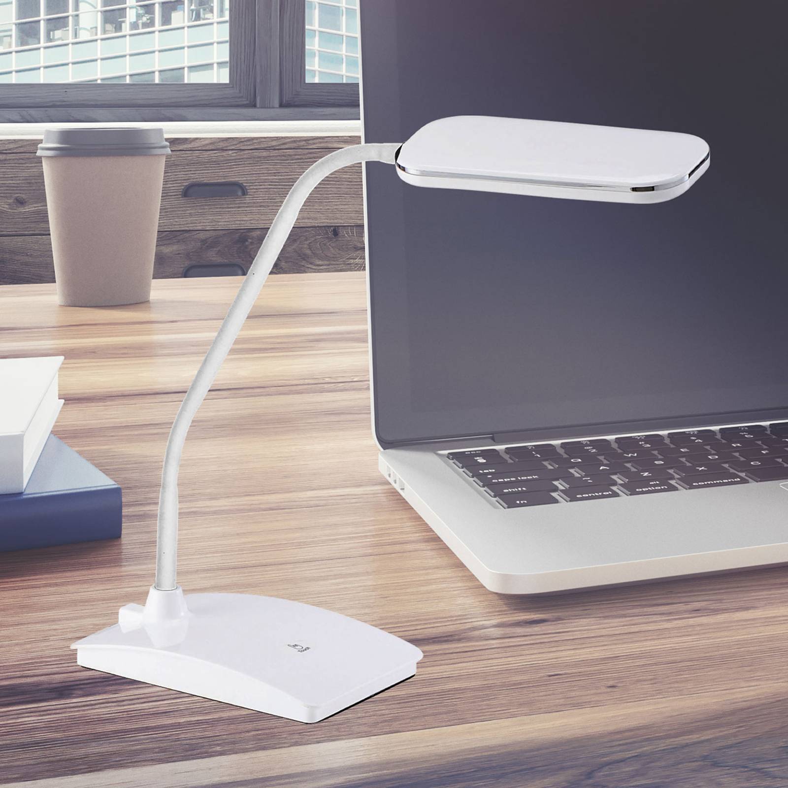 LED-bordslampa Marla, vit