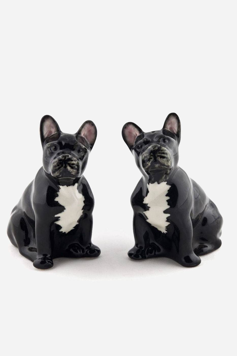 Salt och pepparkar French bulldog svart