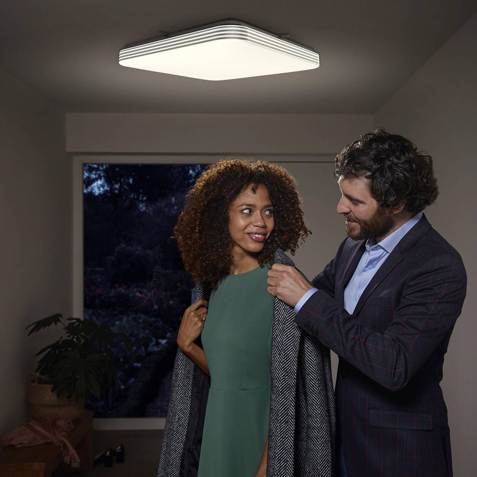 Ledvance Orbis Sensor LED-taklampa kantig 43 cm