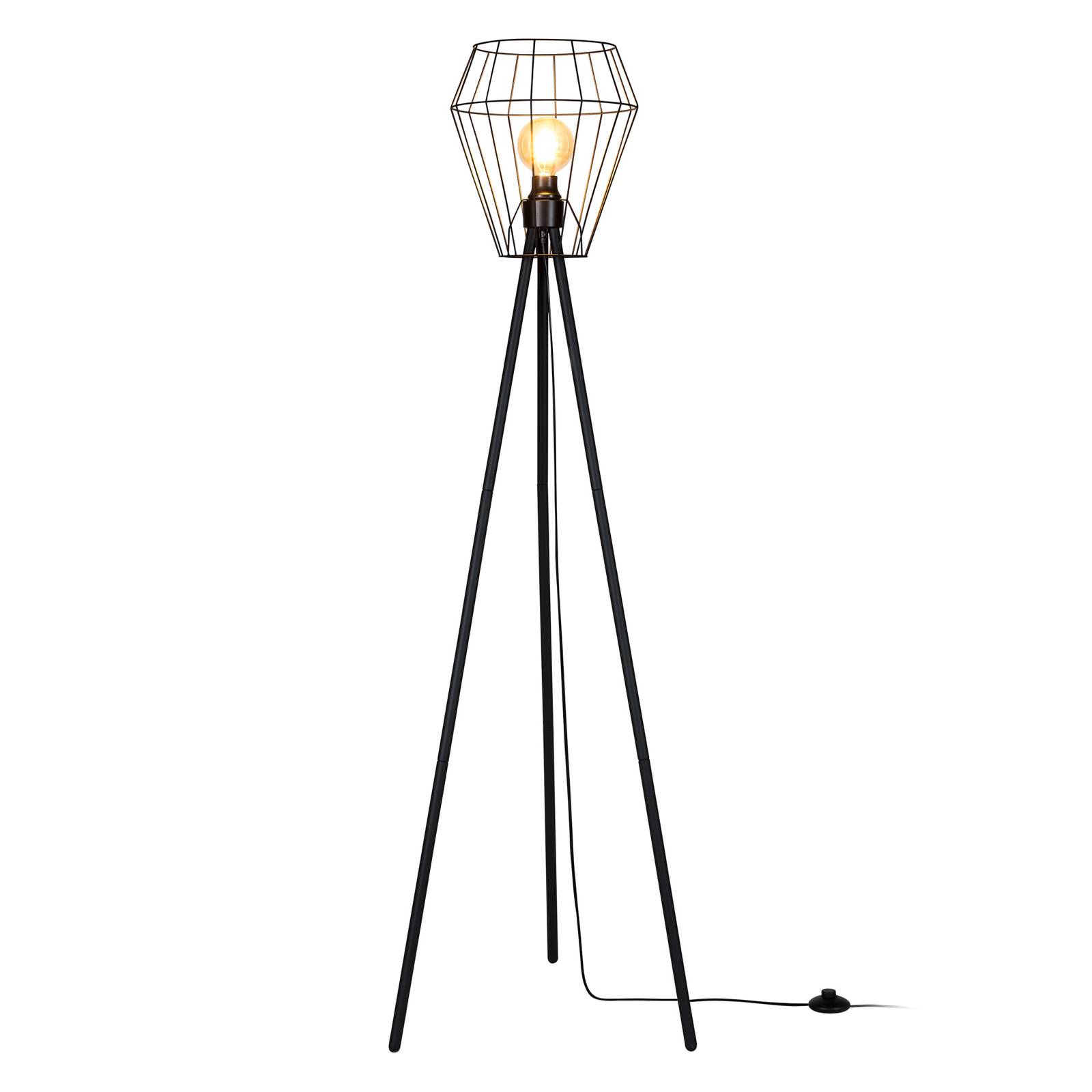 Envolight Yahel golvlampa av metall, svart