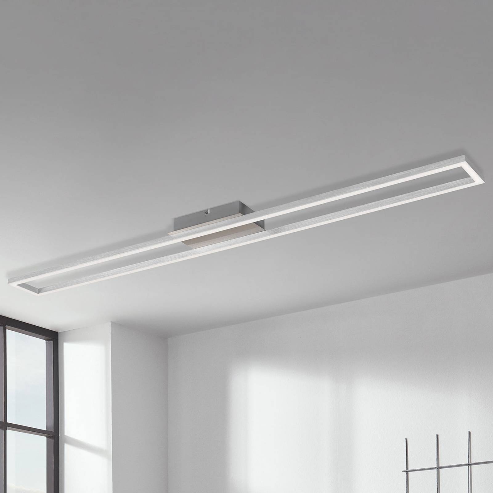 Taklampa Frame, dimbar i 3 steg 110 x 12 cm