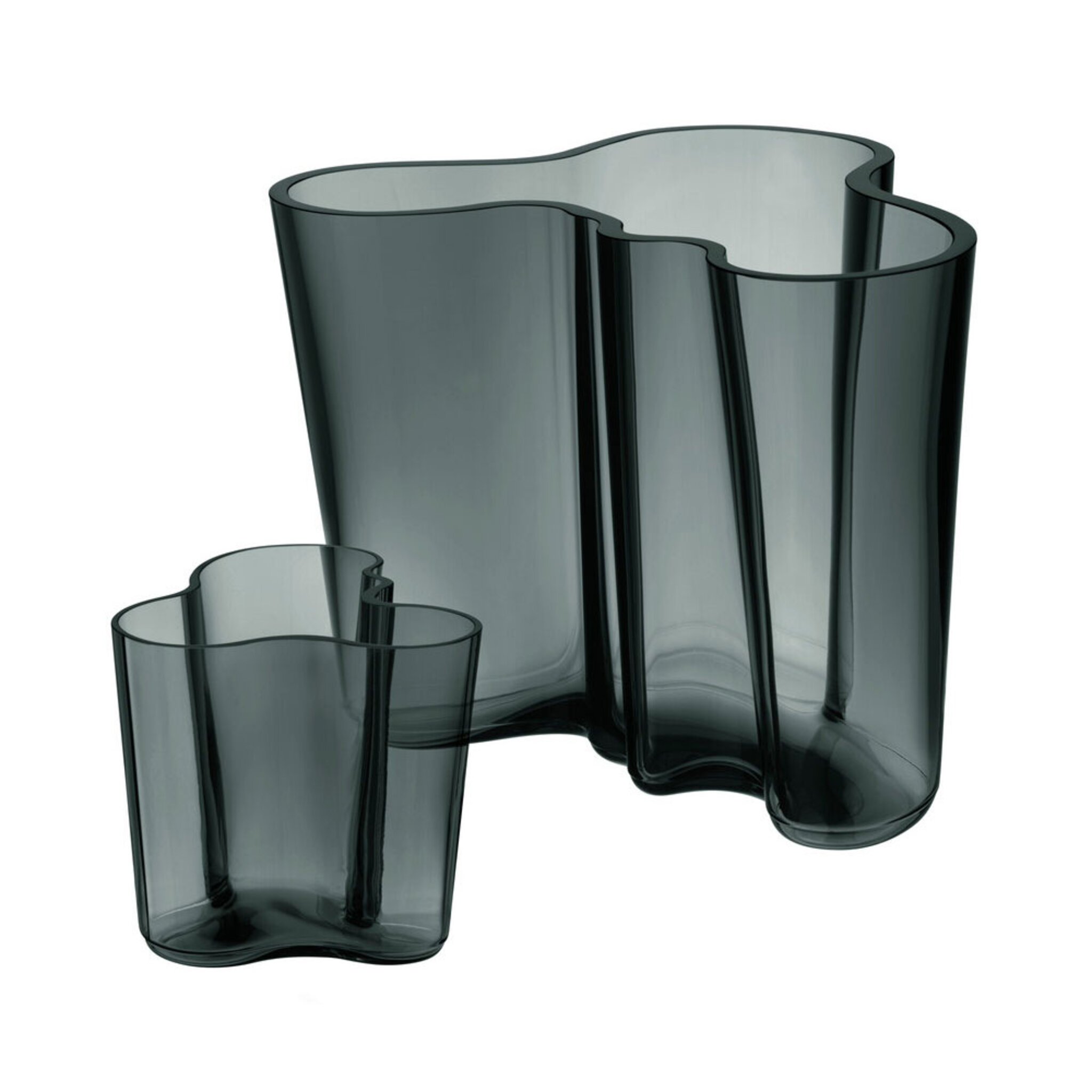 Aalto vas gåvoset 160+95 mm mörkgrå