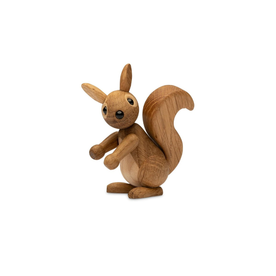 Spring Copenhagen Träfigur Peanut Ekorrunge 8,5 cm Ek