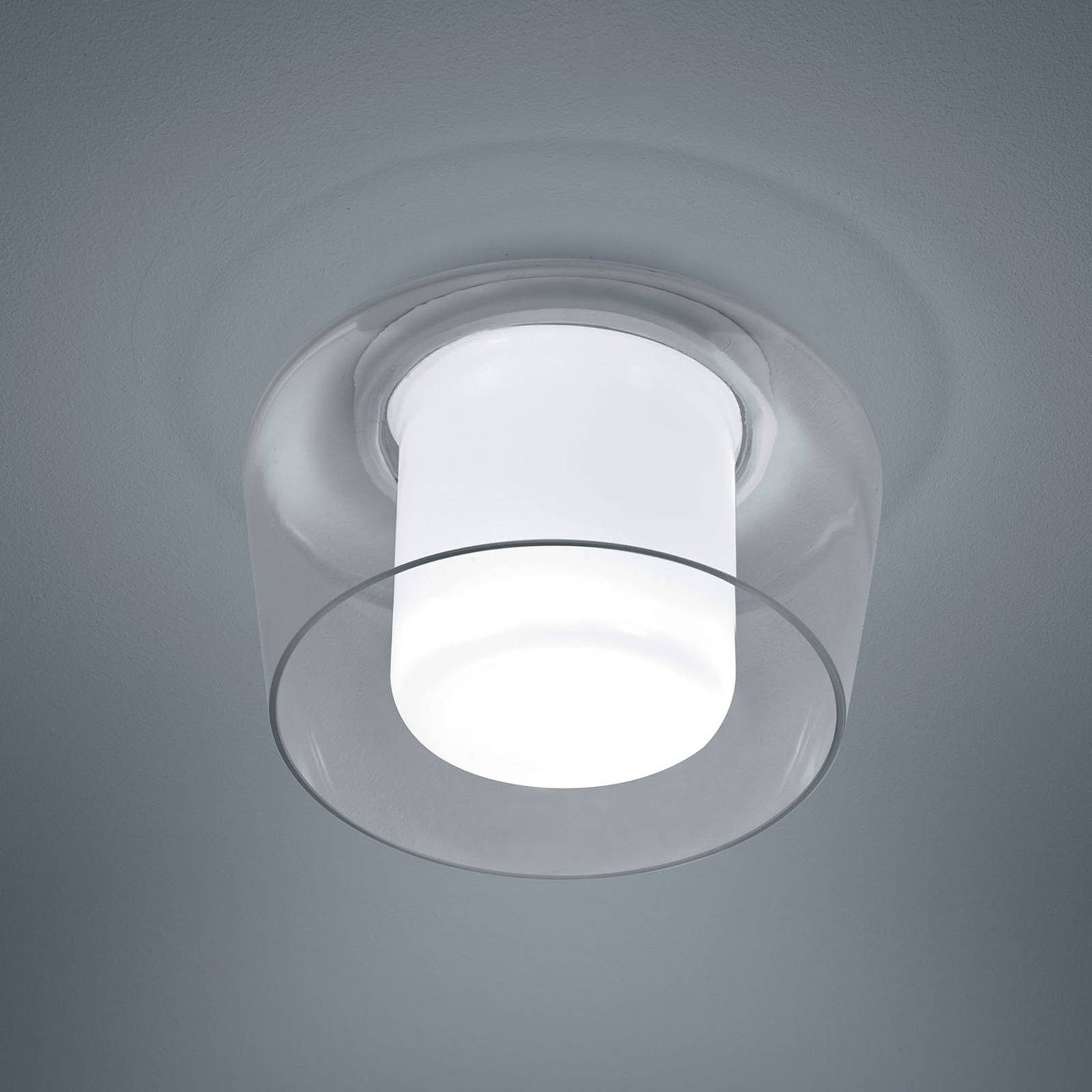 Helestra Canio Glas-taklampa, klar exteriör