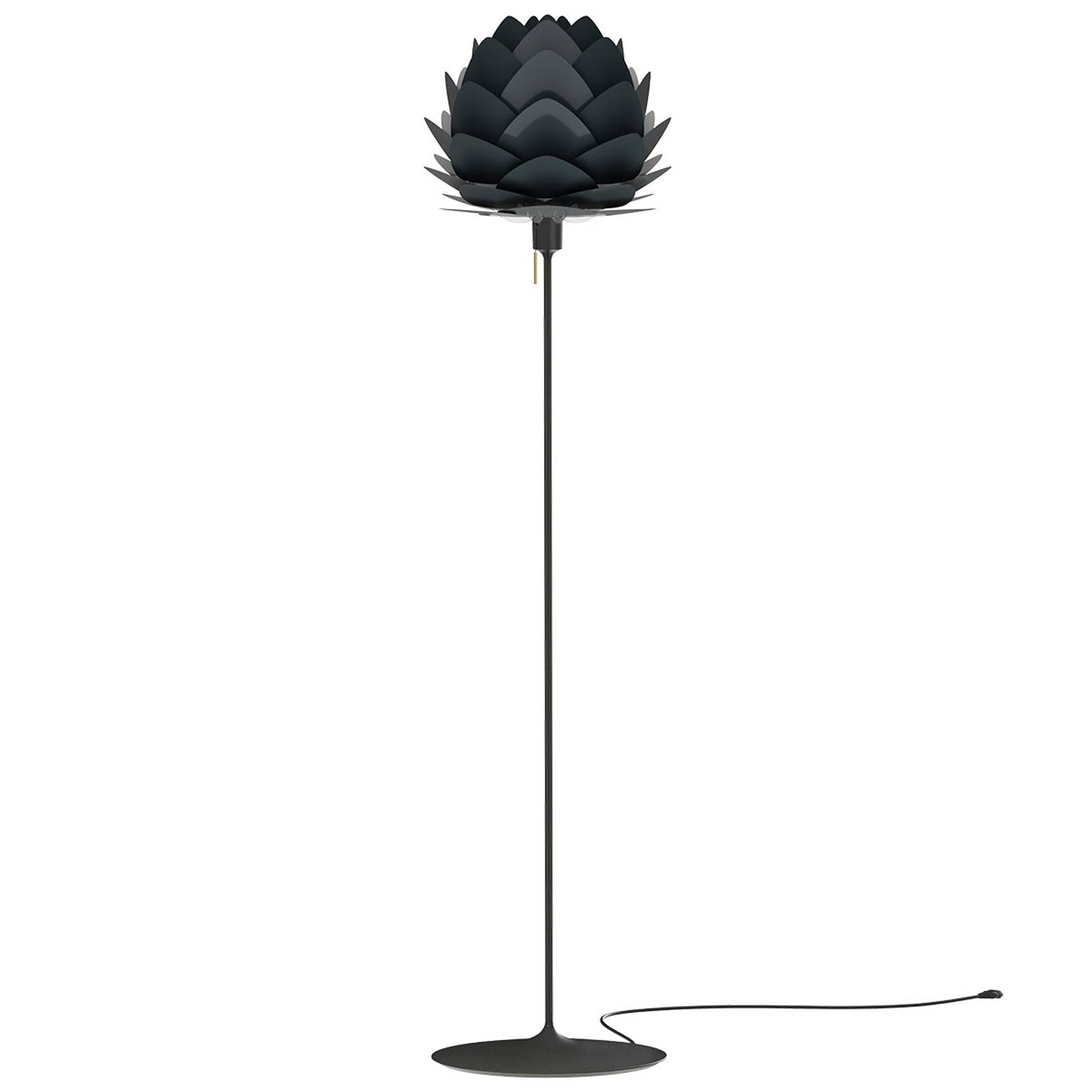UMAGE Aluvia mini golvlampa antracit