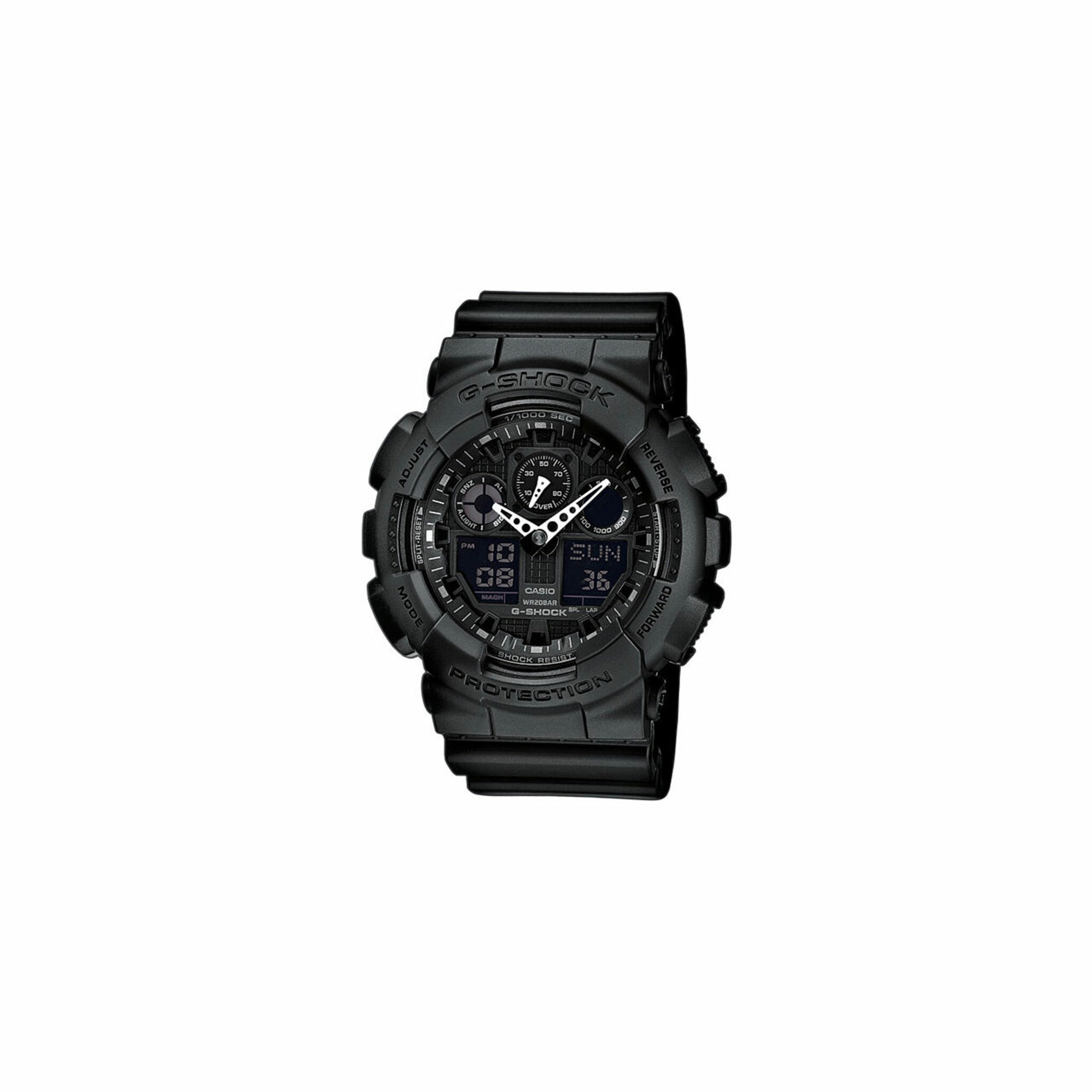 Ga-100-1a1er, Quartz, 51mm, 20atm, black