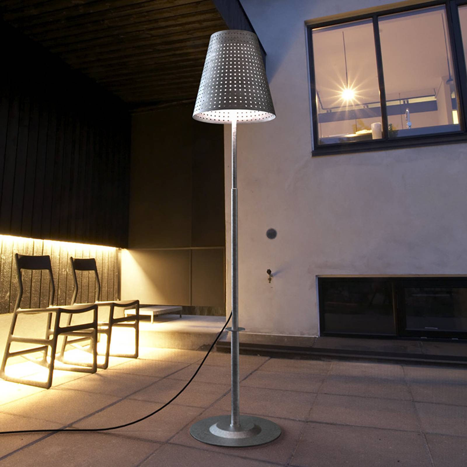 Fot m bottenplatta t golvlampa Fuse, utomhusbruk