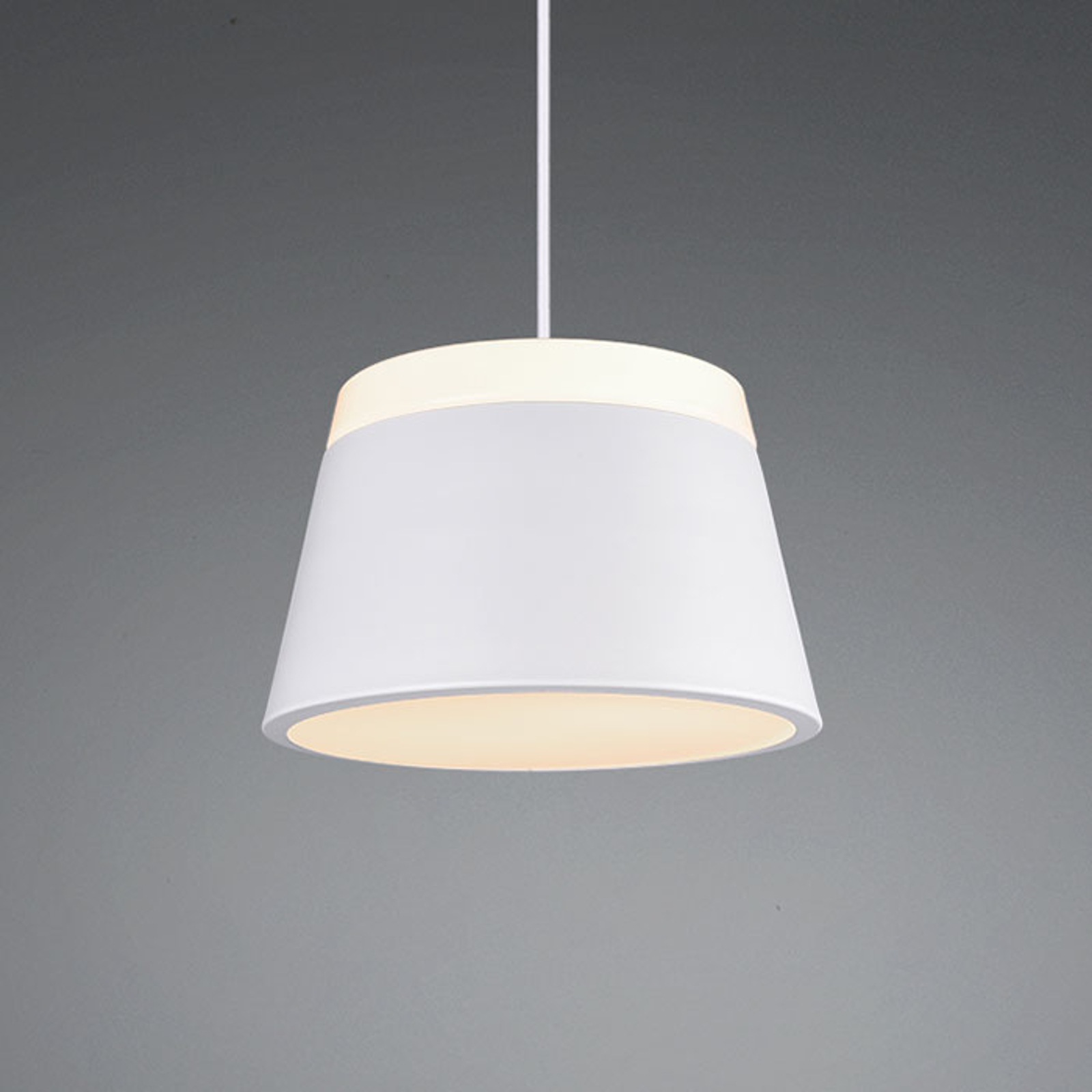 Pendellampa Baroness Ø 25 cm, vit