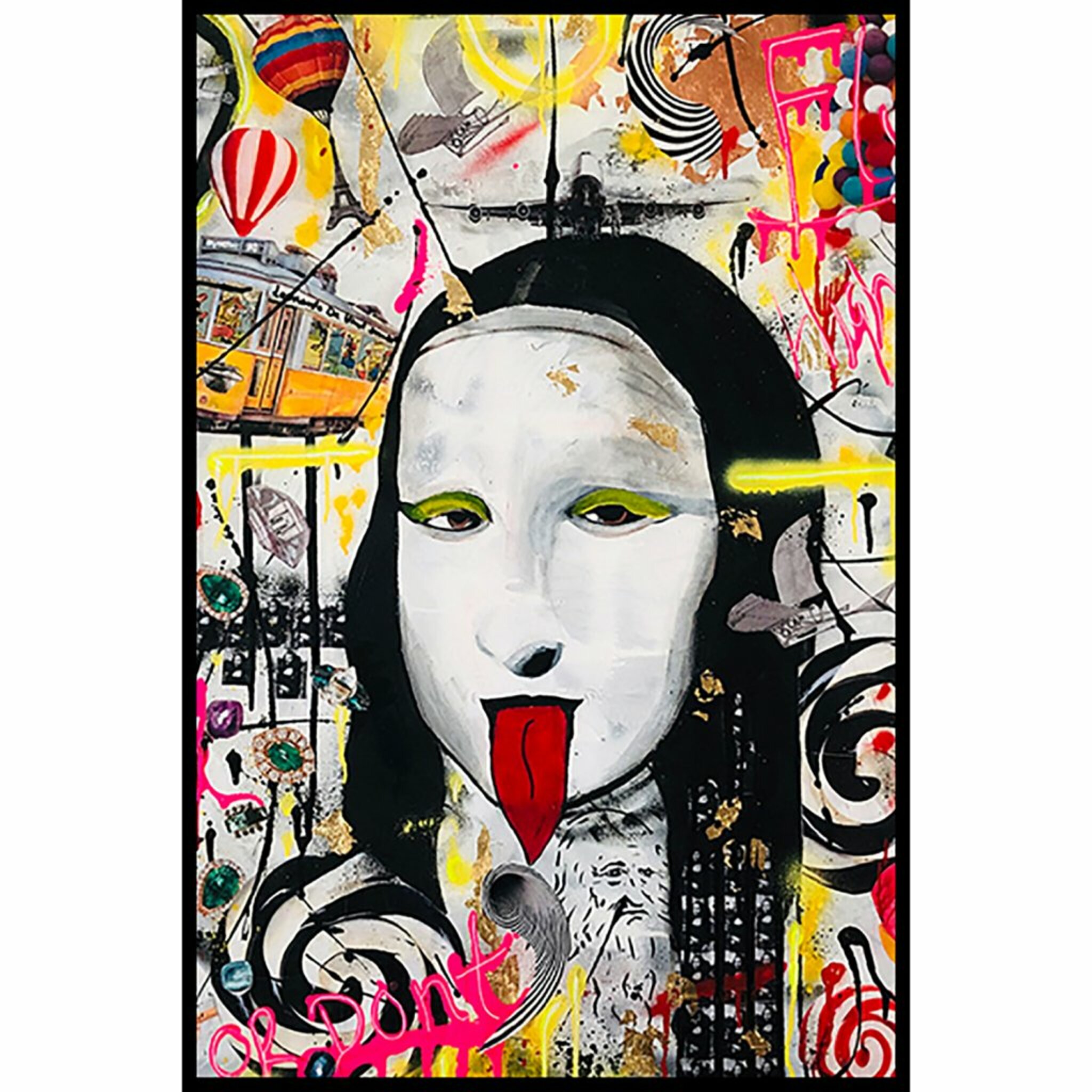 Crazy Mona Poster