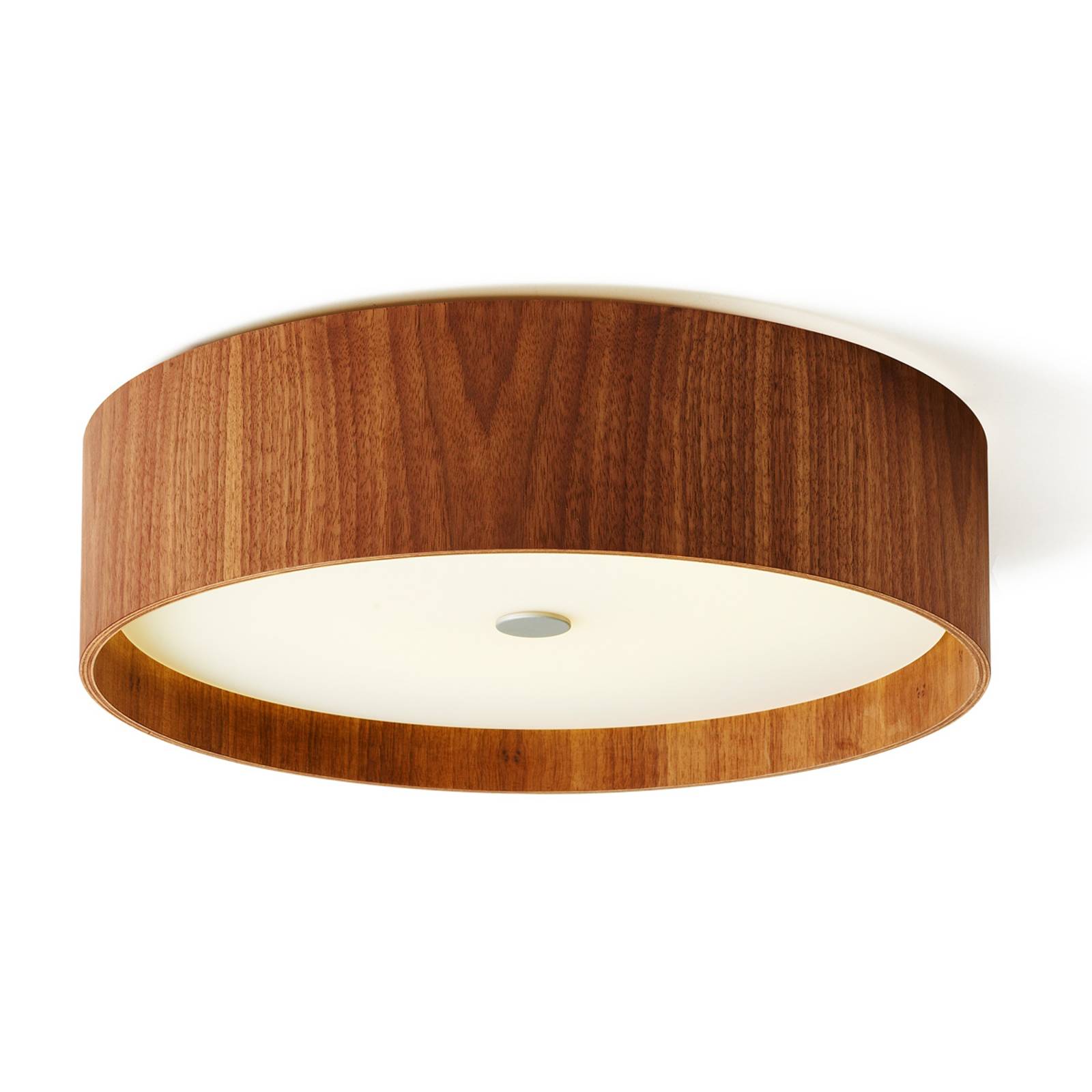 Nötträtaklampa Lara wood med LED 43 cm