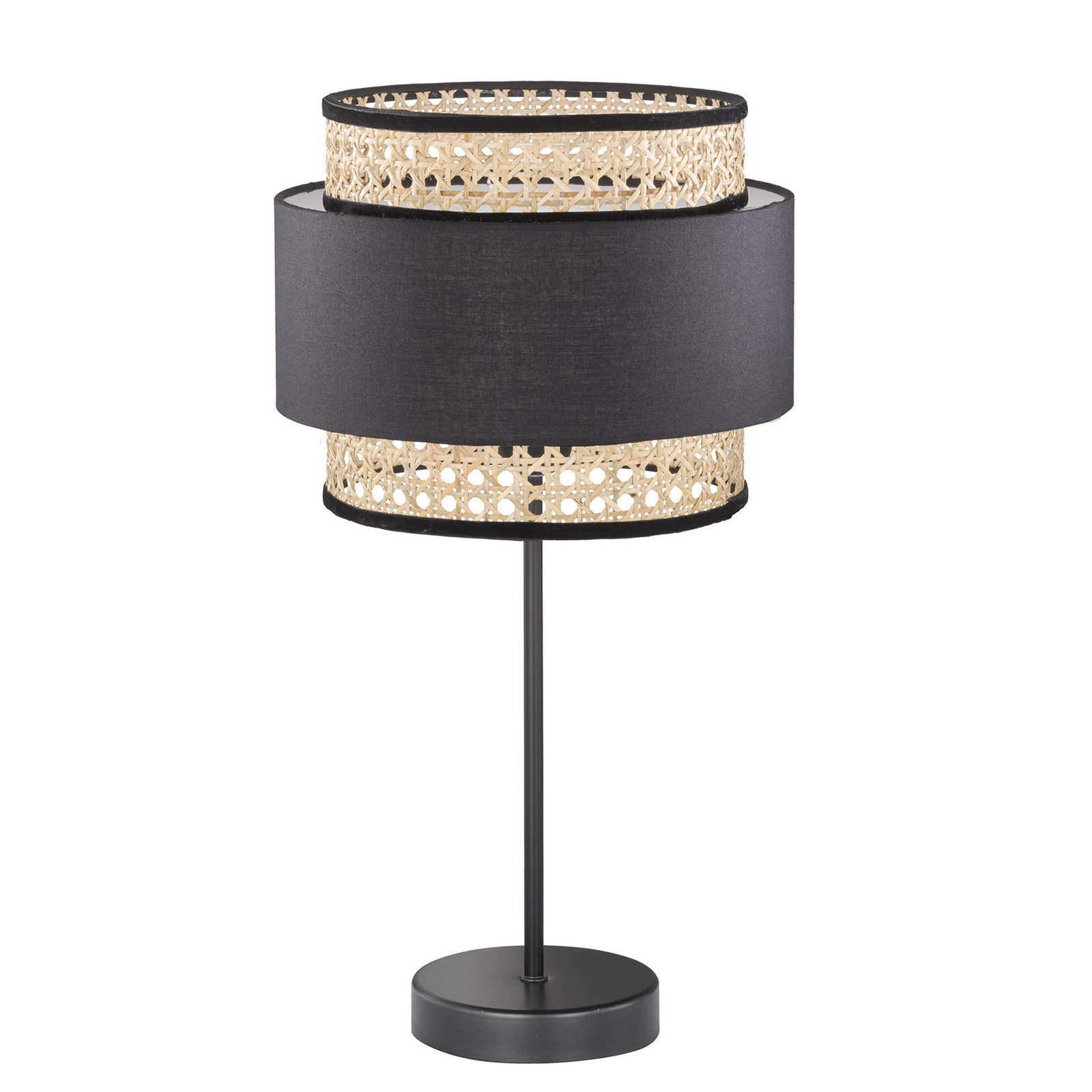 Bordslampa Tape med rottingskärm
