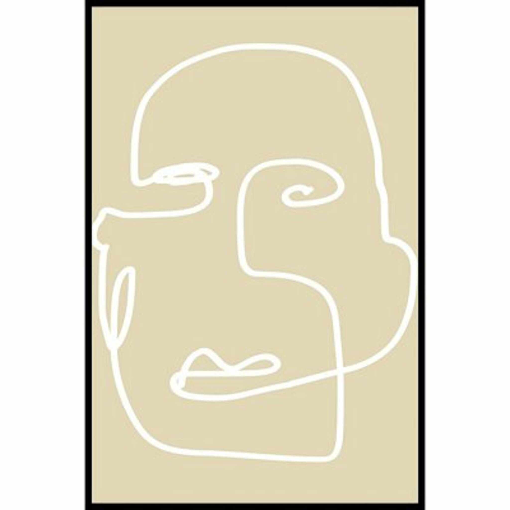Abstract Face 2 Poster