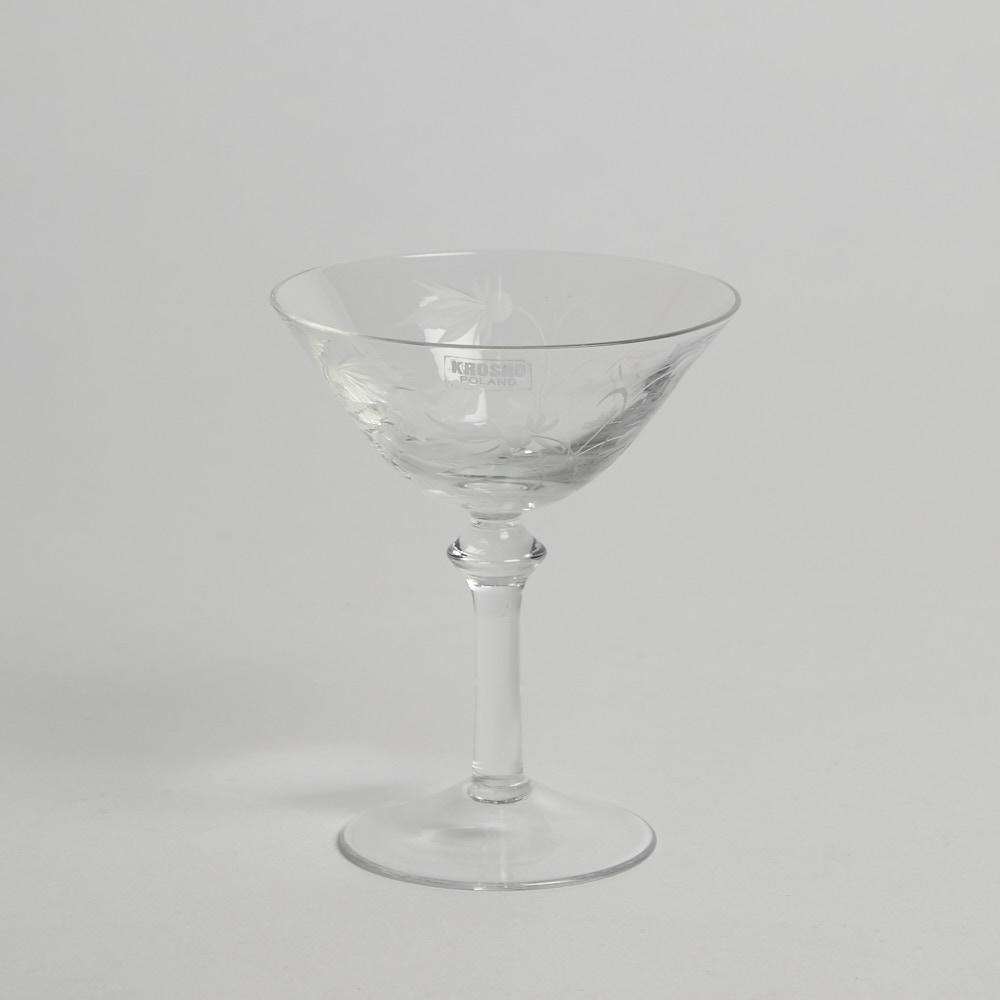 Vintage - SÅLD Sherryglas "Blåklocka" 12 st