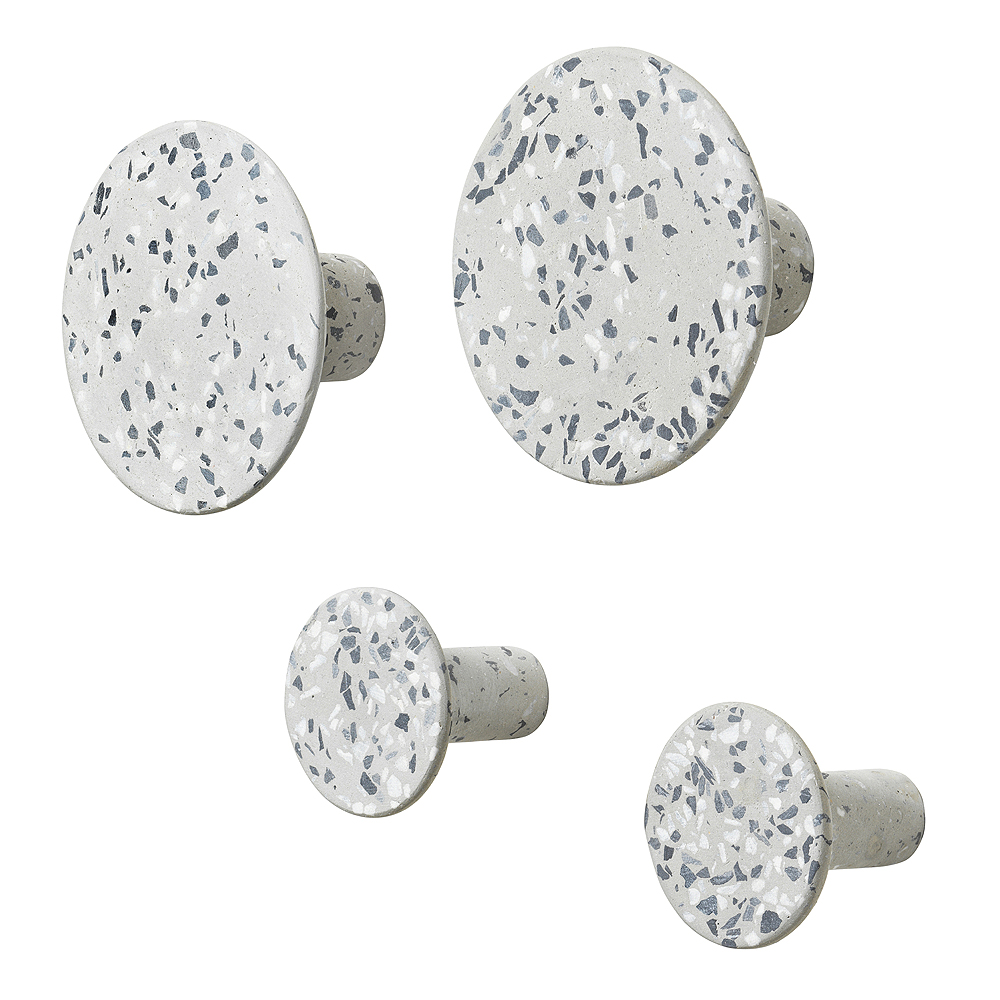 Blomus - Ponto Väggkrok 4-pack Terrazzo Grey