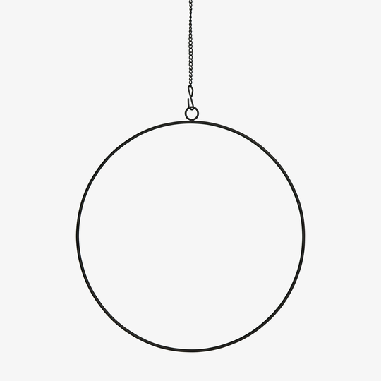 Stålring 30cm Svart