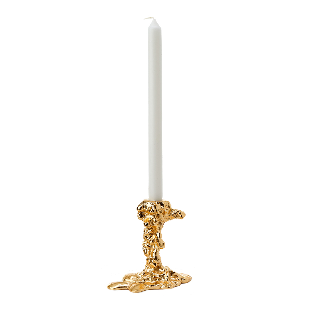Pols Potten - Pols Potten Drip Ljusstake 14 cm Guld