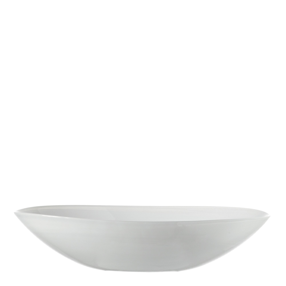 Leonardo - Alabastro Skål oval 32 cm Vit
