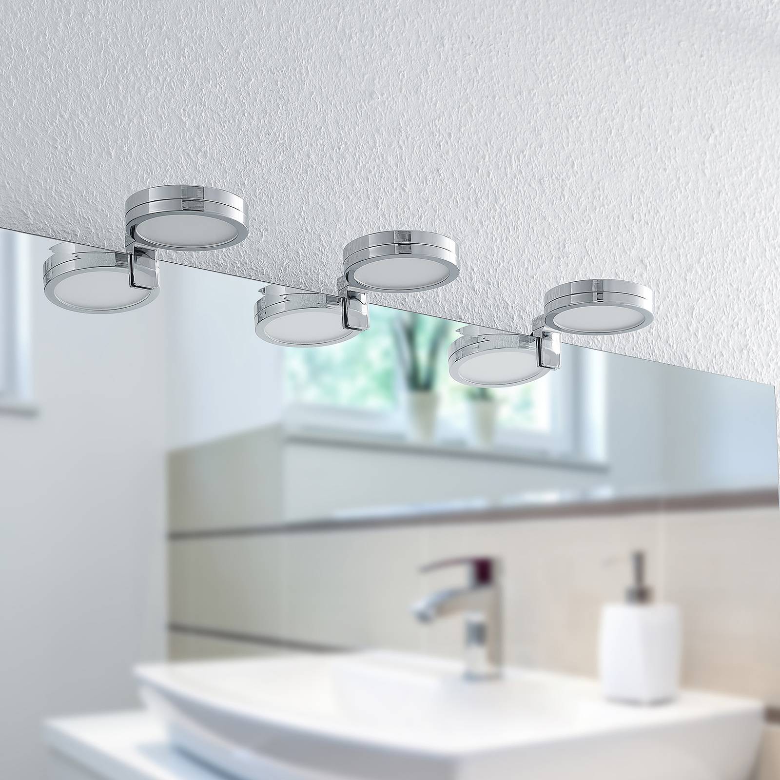 Lindby Skrolla spegellampa 3-pack