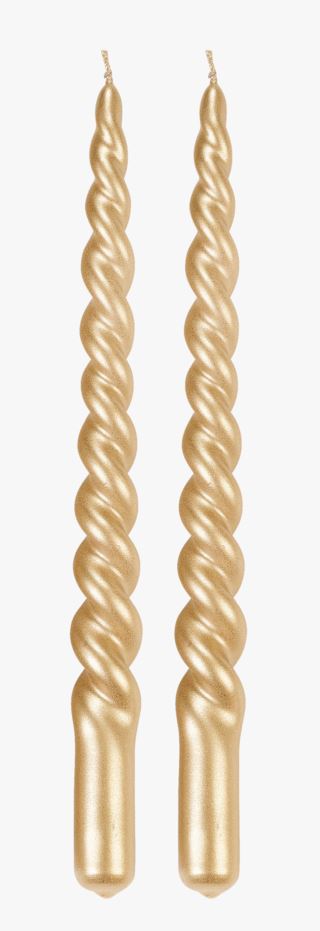 Twisted stakelys GLOSS kronljus guld