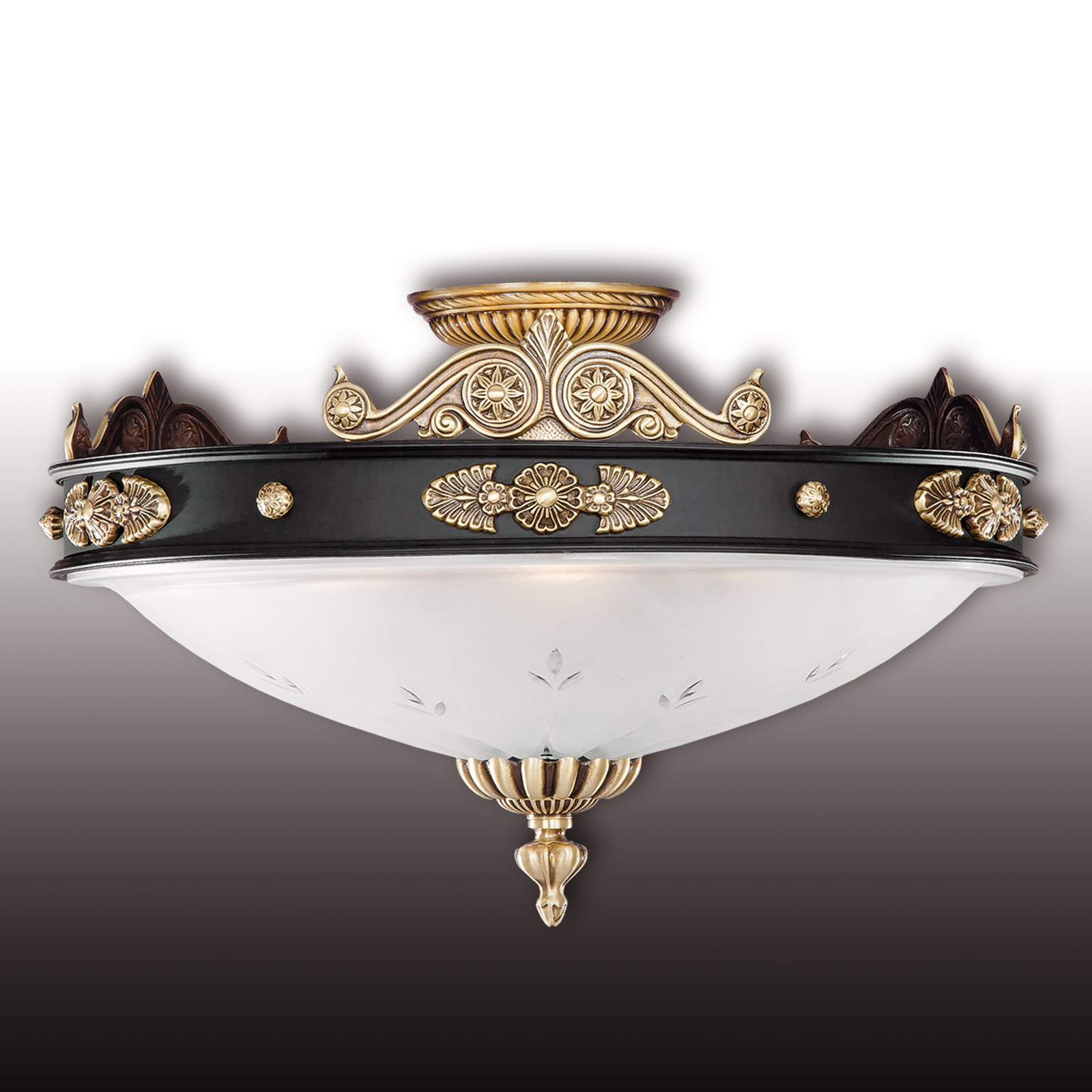 Herrgårdsaktig taklampa Tudor